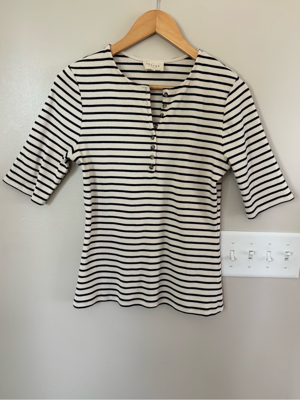 Sezane Theodora Striped T-shirt - Picture 2 of 8